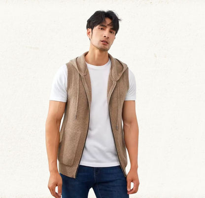 Cashmere Hooded Vest