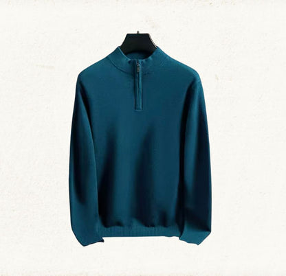 Cashmere Sweater Half Zipper