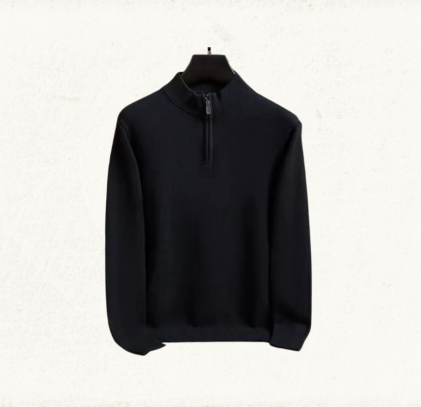 Cashmere Sweater Half Zipper